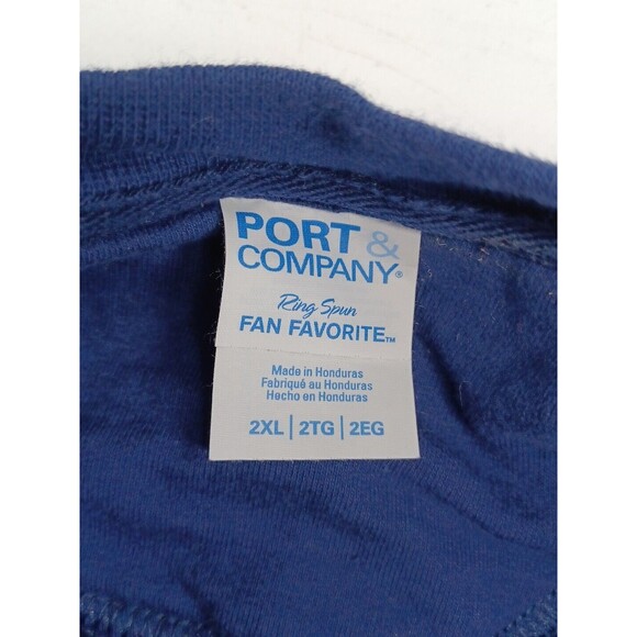 Port Company California Crewneck Sweater Mens 2XL Blue Surf Sun Palms Beach - Picture 6 of 7